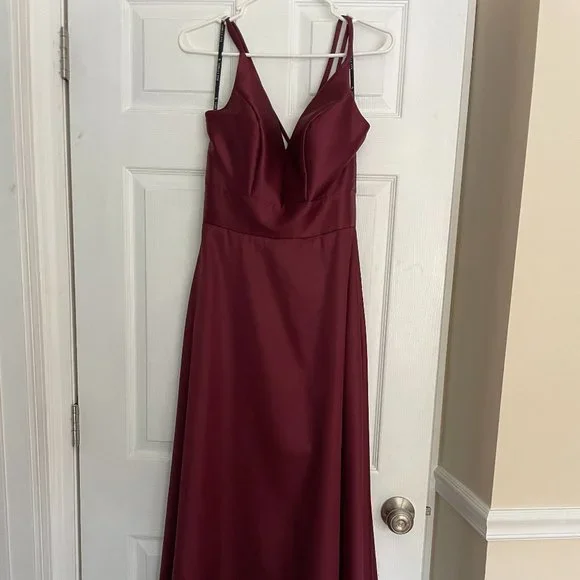 ruby bridesmaid dresses KissProm main image 0